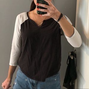 Brown and white tee from forever 21. Size small